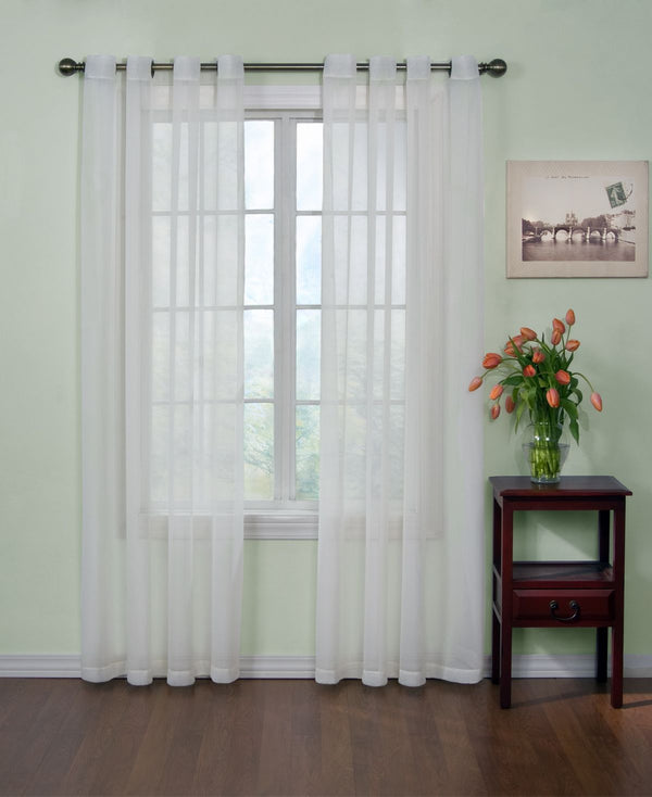 CurtainFresh Grommet Voile 59 x 95 Inches Panel