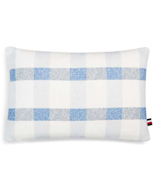 Tommy Hilfiger Crosshatch 12 x 18 Inches Decorative Pillow