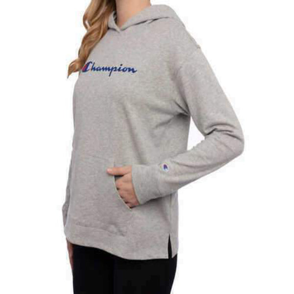 Champion Womens Logo Jersey Hoodie Pullover