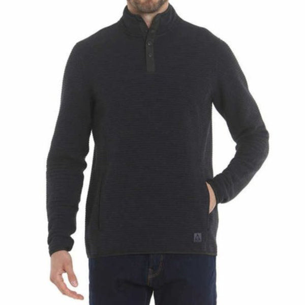 Gerry Mens Quarter Snap Collar Pullover Sweatshirt