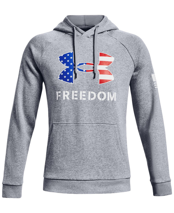 Under Armour Mens Freedom Logo Print Hoodie