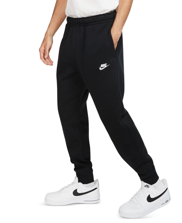 Nike Sportswear Mens Club Pocket Fleece Joggers,Black/White,XX-Large