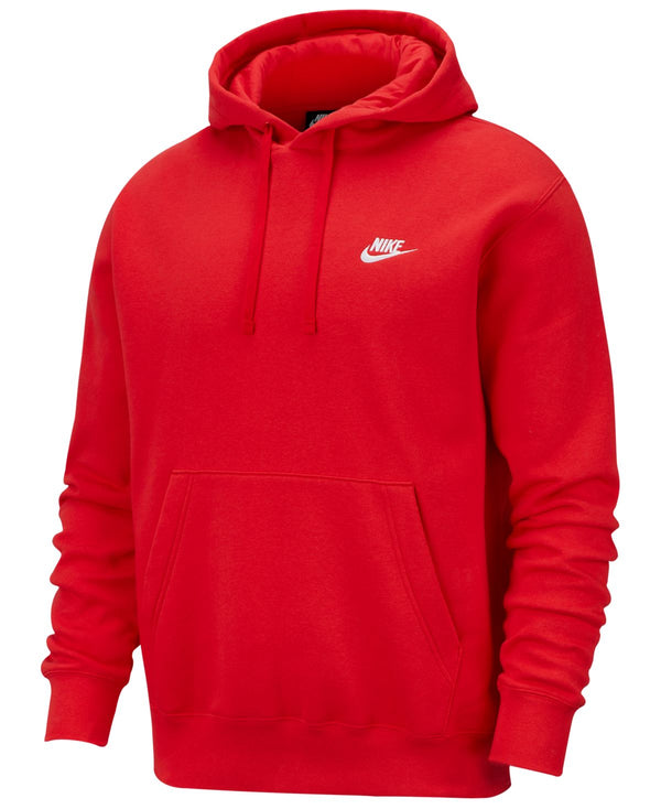 Nike Mens Sportswear Club Fleece Pullover Hoodie,Red,XX-Large