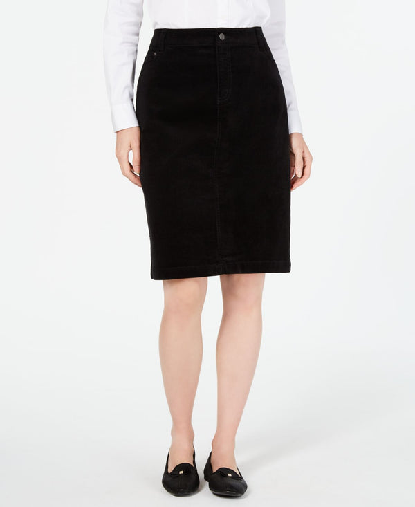 allbrand365 designer brand Womens Corduroy Tummy Control Skirt