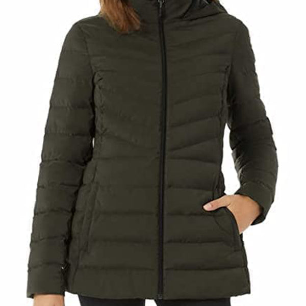 32 DEGREES Womens Power Stretch Hooded Jacket