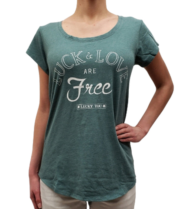 Lucky Brand Womens Printed T-Shirt