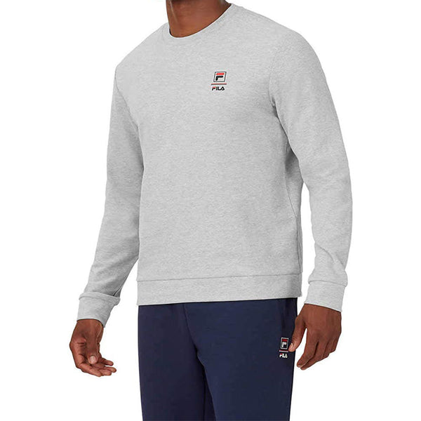 Fila Mens Long Sleeve Crew Neck Lightweight Sweatshirt