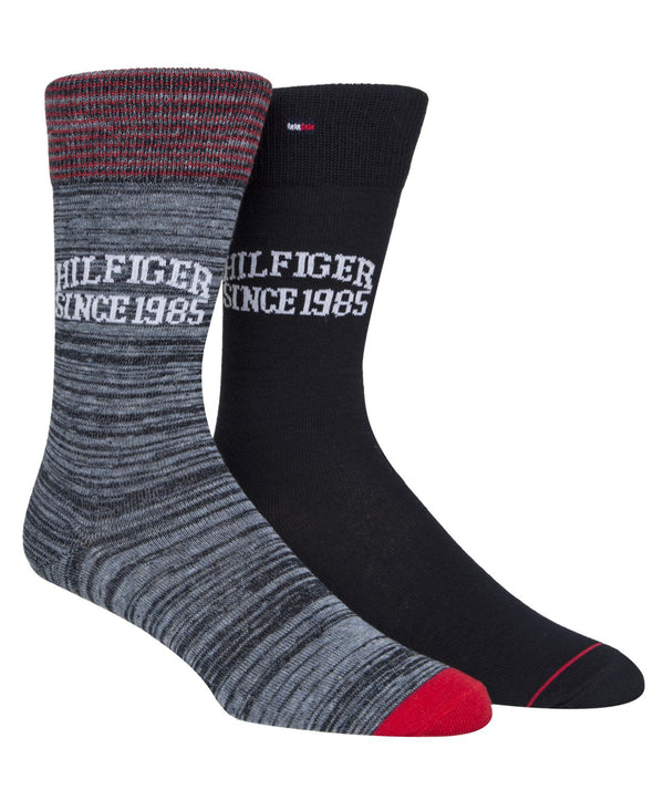 Tommy Hilfiger Mens 1 Pair Comfy Crew Socks