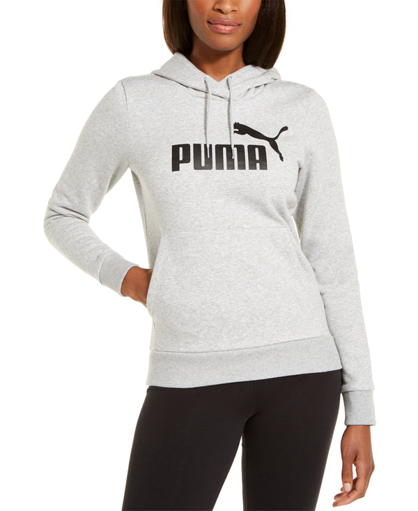 PUMA Womens Logo Fleece Hoodie