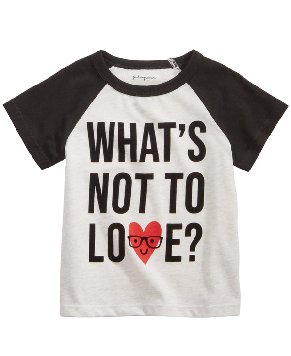 First Impressions Infant Boys Love Print T-shirt