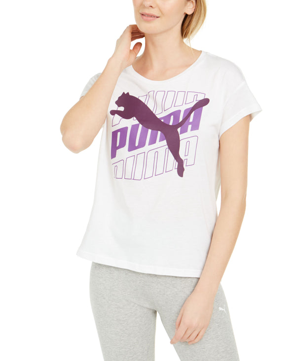PUMA Womens Modern Sport Logo T Shirt