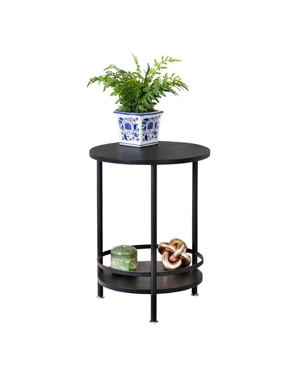 Honey-Can-Do 2 Tier Round Side Table