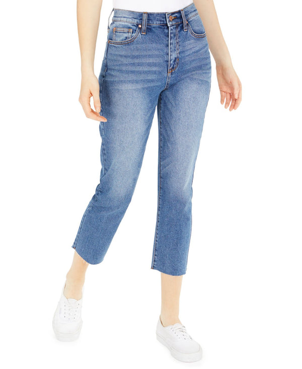 Celebrity Pink Juniors Cropped Straight Leg Jeans