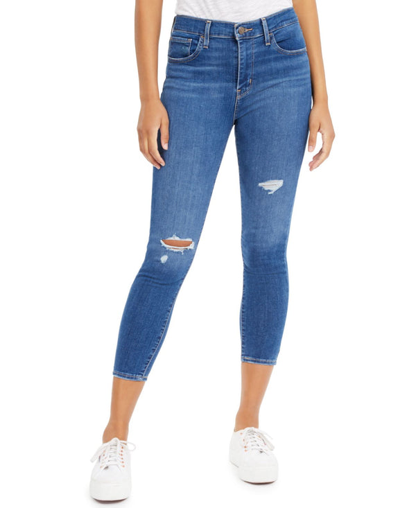 Levi's Womens 720 Cropped Super-Skinny Jeans,27