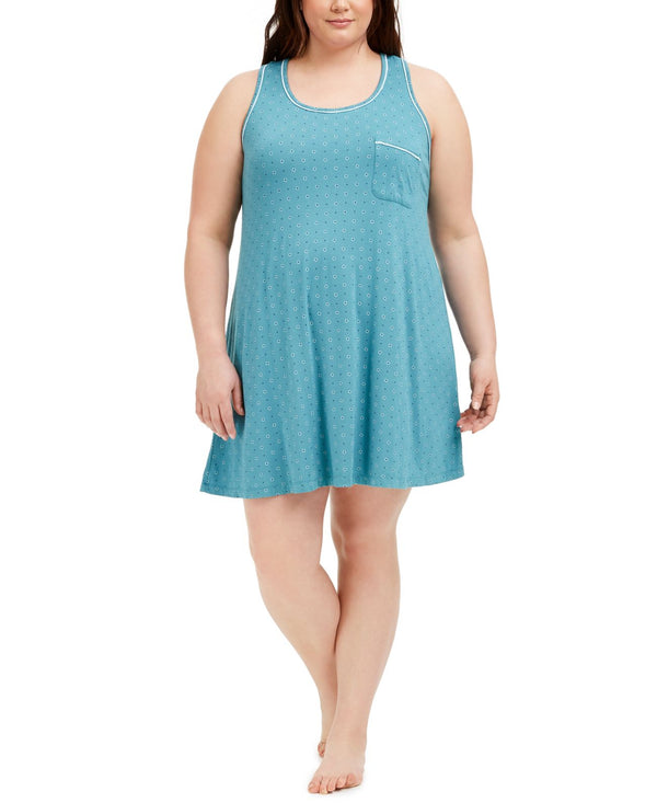 Alfani Plus Size Ultra Soft Tank Nightgown Womens,3X