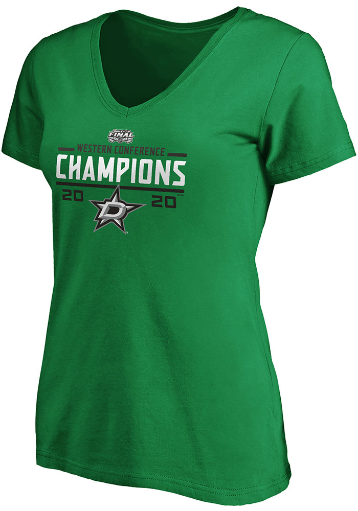 Dallas Stars Womens 2020 NHL Conference Champs Wreak Short Sleeve T-Shirt