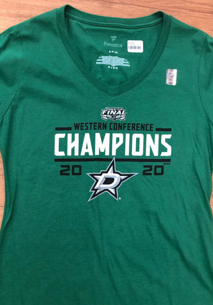 Dallas Stars Womens 2020 NHL Conference Champs Wreak Short Sleeve T-Shirt
