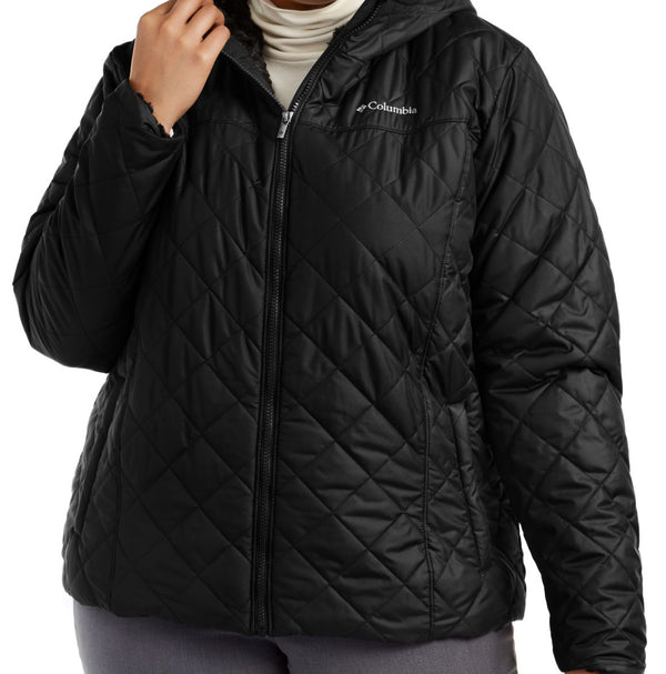 Columbia Womens Plus Size Copper Crest Hooded Quilted Jacket
