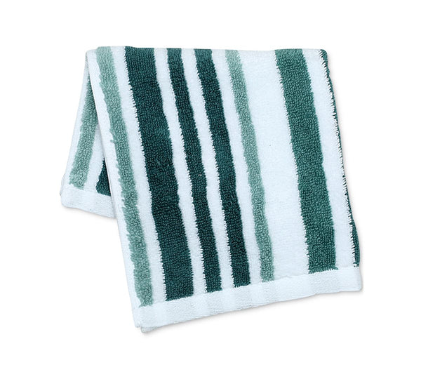 Charter Club Elite Cotton Tri-Stripe 13 x 13 Inches Wash Towel