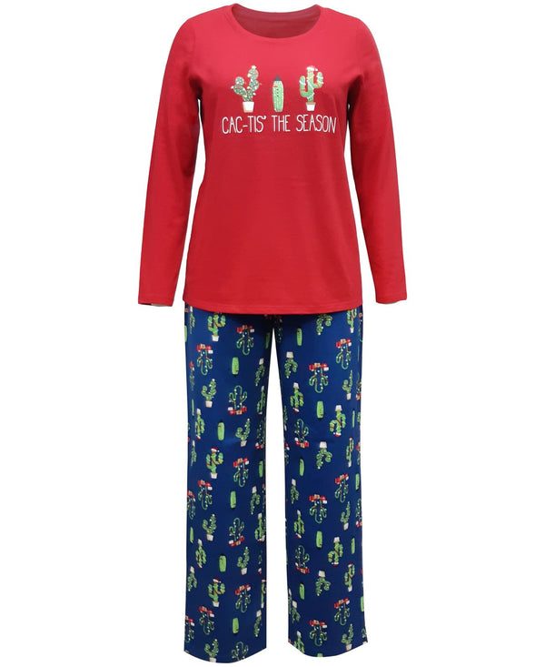 allbrand365 designer Matching Womens Cactus The Season Pajama Set