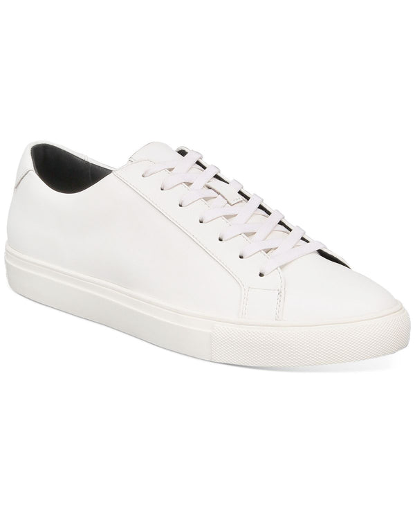 Like New Alfani Mens Grayson Lace-Up Sneakers,White,9.5M