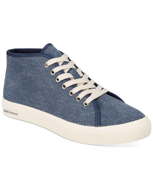 Sun + Stone Mens Mid-Top Lace-Up Sneakers