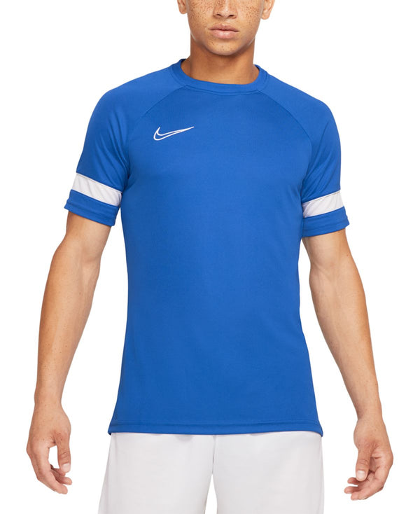Nike Mens Academy Soccer T Shirt,Royal/White,Large