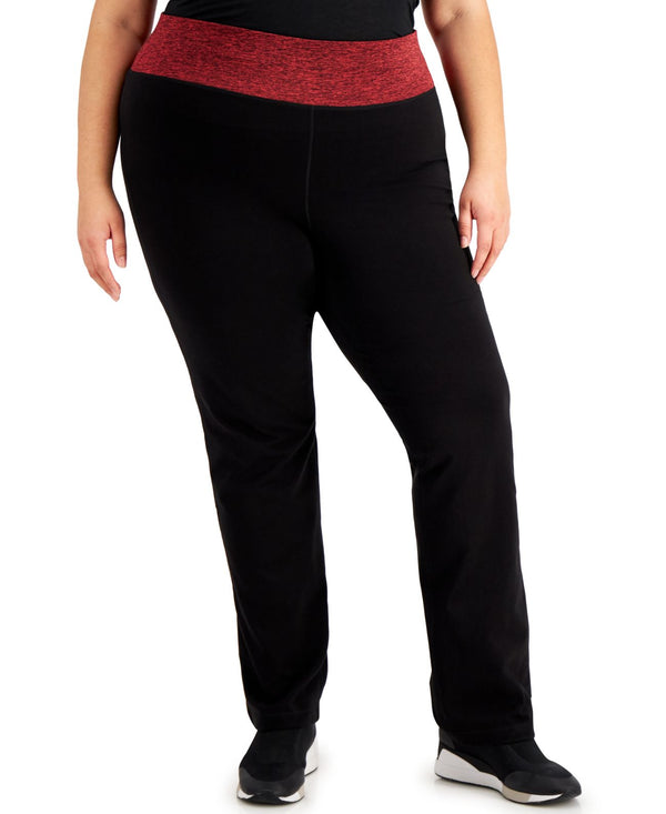 allbrand365 designer Ideology Womens Plus Size Flex Stretch Active Yoga Pants,1X