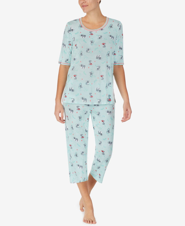 Cuddl Duds Womens Printed Pajama Top