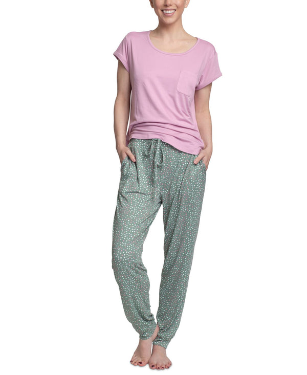 Hanes Womens Cloud Knit Short Sleeve Pajama Top