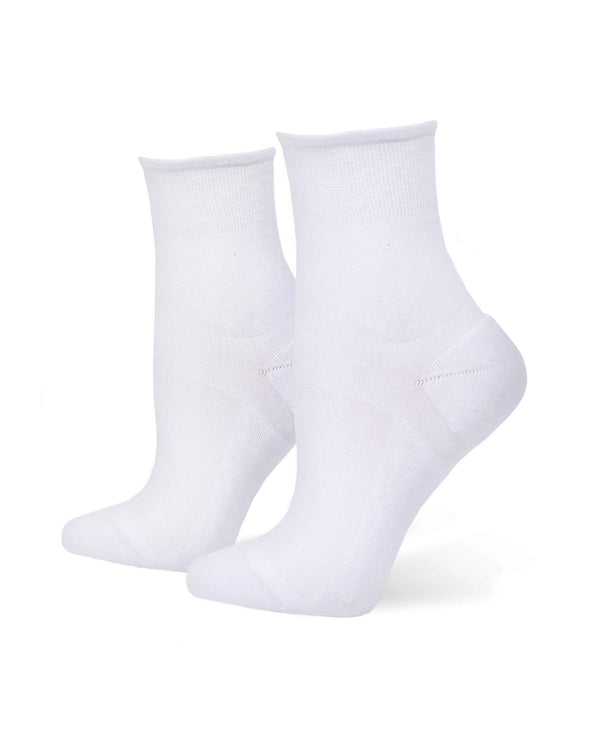 HUE Womens Sporty Shortie Sneaker Socks,White,One Size