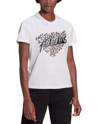 Adidas Womens Printed Logo T-Shirt