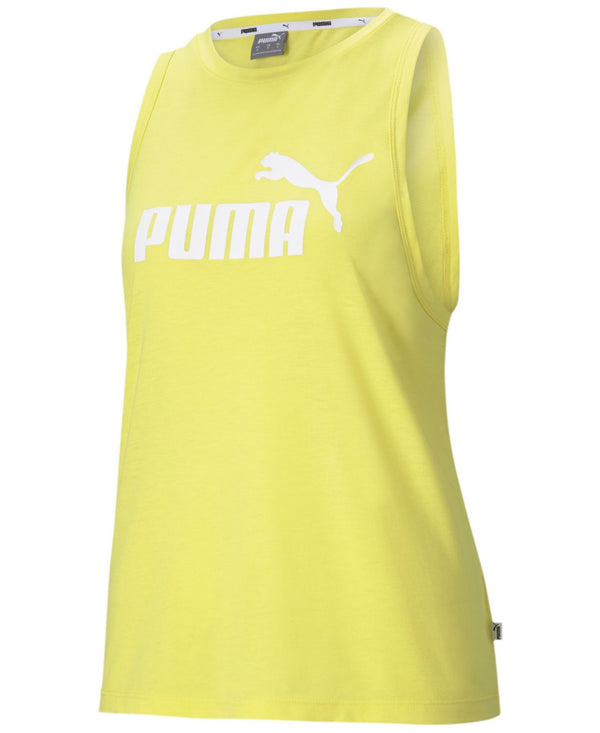 PUMA Women's Amplified Tank Top,Yellow,Medium