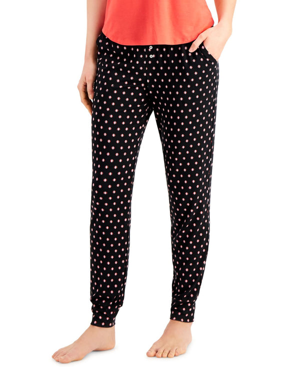 Alfani Womens Ultra-Soft Knit Jogger Pajama Pants,X-Small