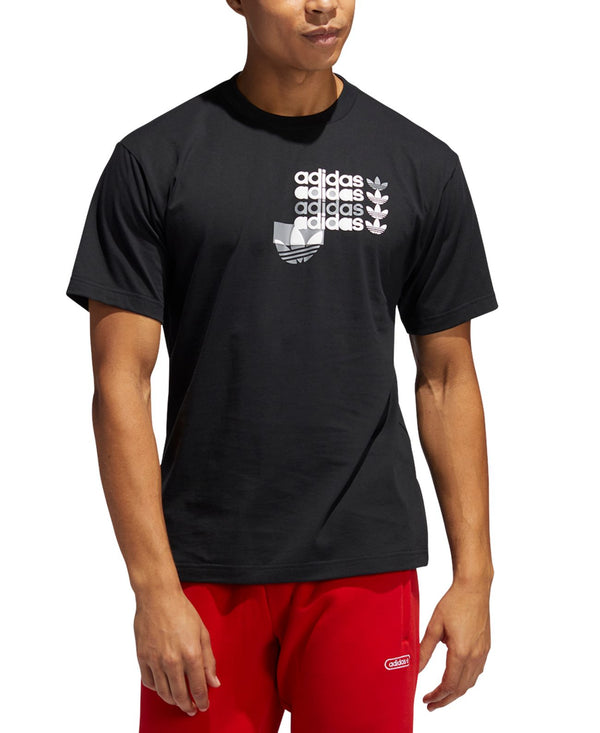 adidas Originals Mens Forum T-Shirt,Black,X-Large