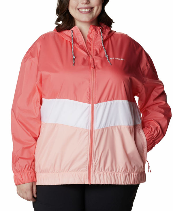 Columbia Womens Plus Size Sandy Sail Windbreaker Jacket