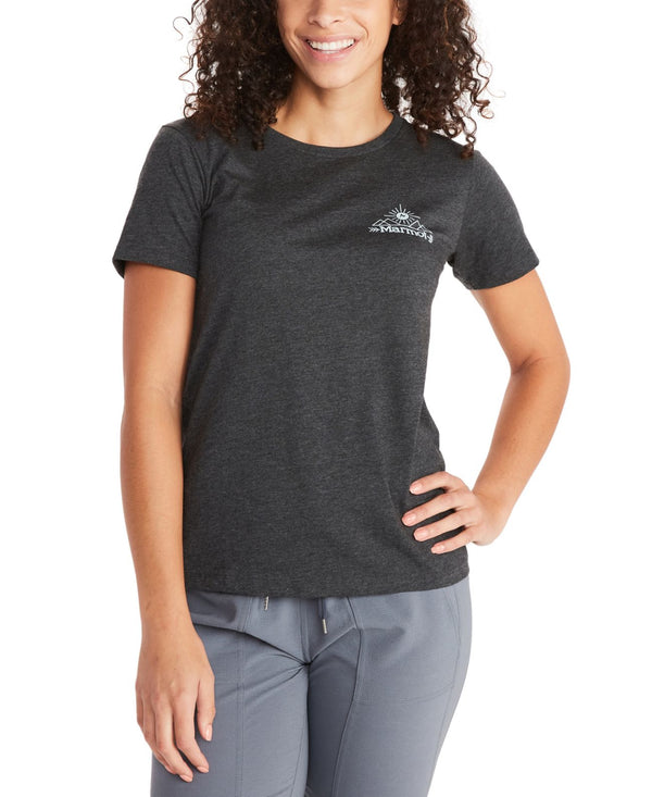 Marmot Womens Arrow Logo-Print T-Shirt