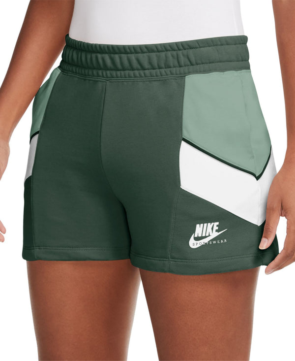 Nike Womens Colorblocked Pull-On Shorts