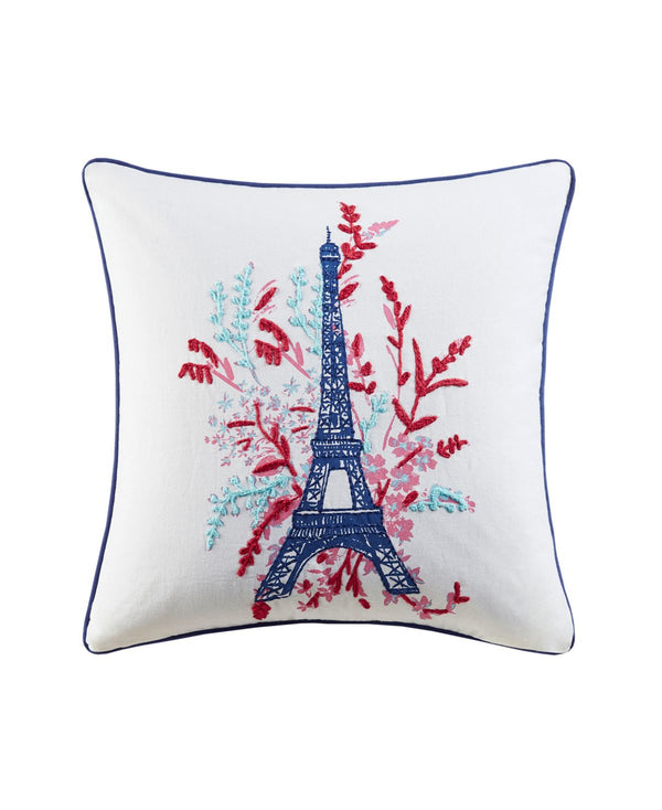 Jla Home Eiffel Tower 20 x 20 Inches Decorative Pillow
