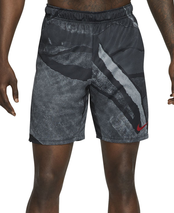 Nike Mens Printed Training Shorts,Black,XX-Large