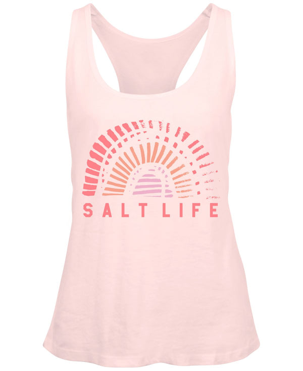 Salt Life Womens Rainbow Shell Cotton Tank Top