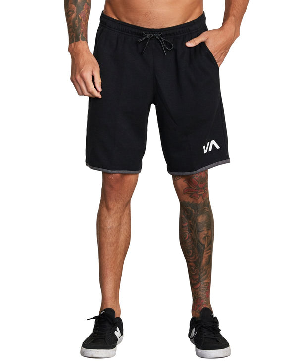 RVCA Mens Sport Shorts,Black,Large