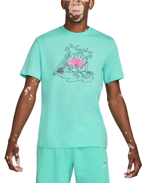 Nike Mens Swoosh Hammock T Shirt,Tropical Twist,Medium