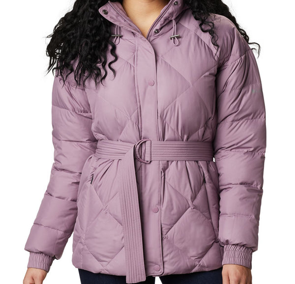 Columbia Womens Icy Heights Belted Hooded Jacket