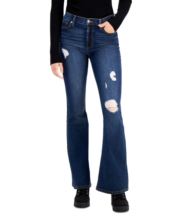Celebrity Pink Juniors High Rise Flare Jeans,1