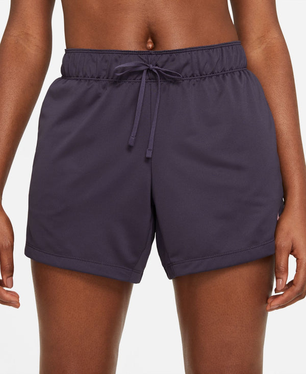Nike Womens Foldover-Waistband Shorts
