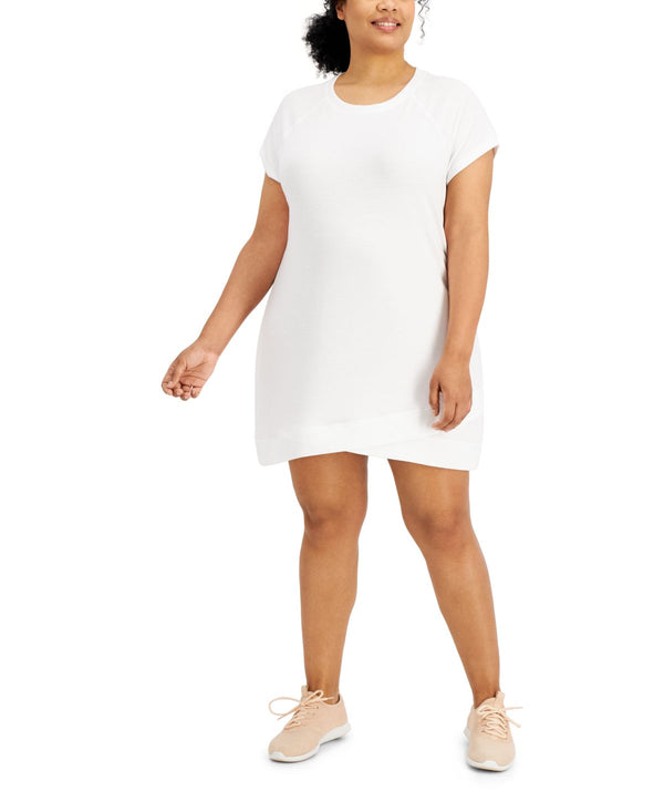 Ideology Womens Plus Size Tunic,Bright White,2X