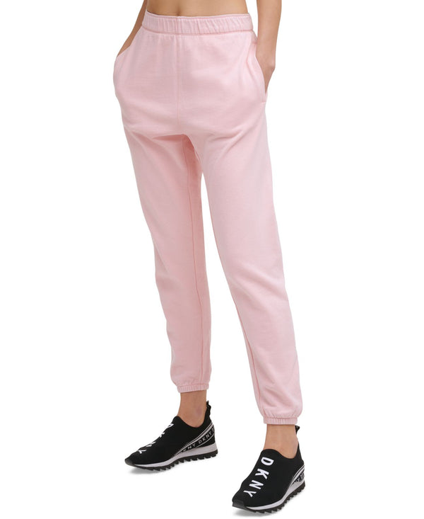 DKNY Womens Cotton Jogger Pants,Rosewater,X-Small