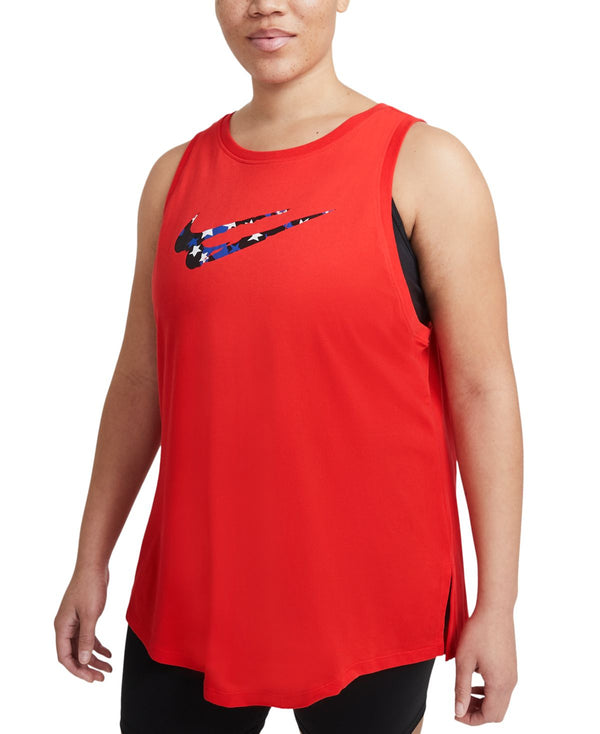 Nike Womens Stars Tank Top,Chile Red,1X