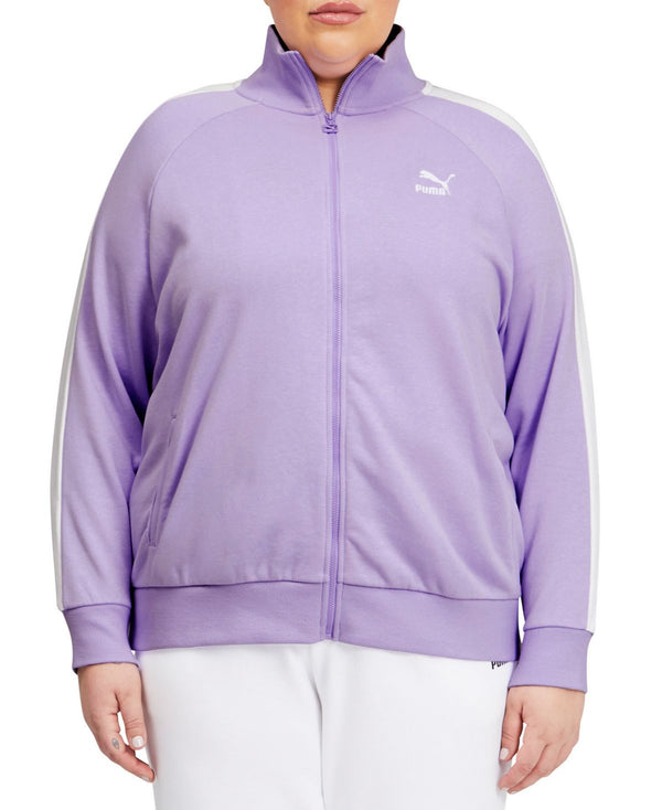 PUMA Womens Iconic T7 Jacket,Light Lavender,3X
